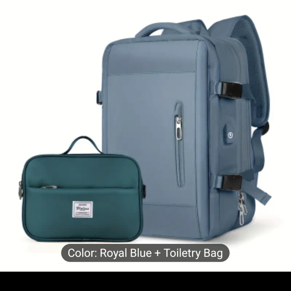 NEW! Backpack & Toiletry Bag